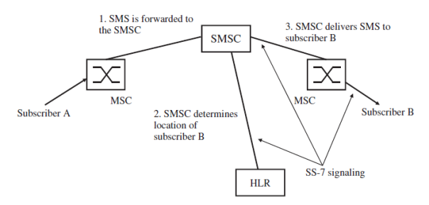 SMS delivery principle